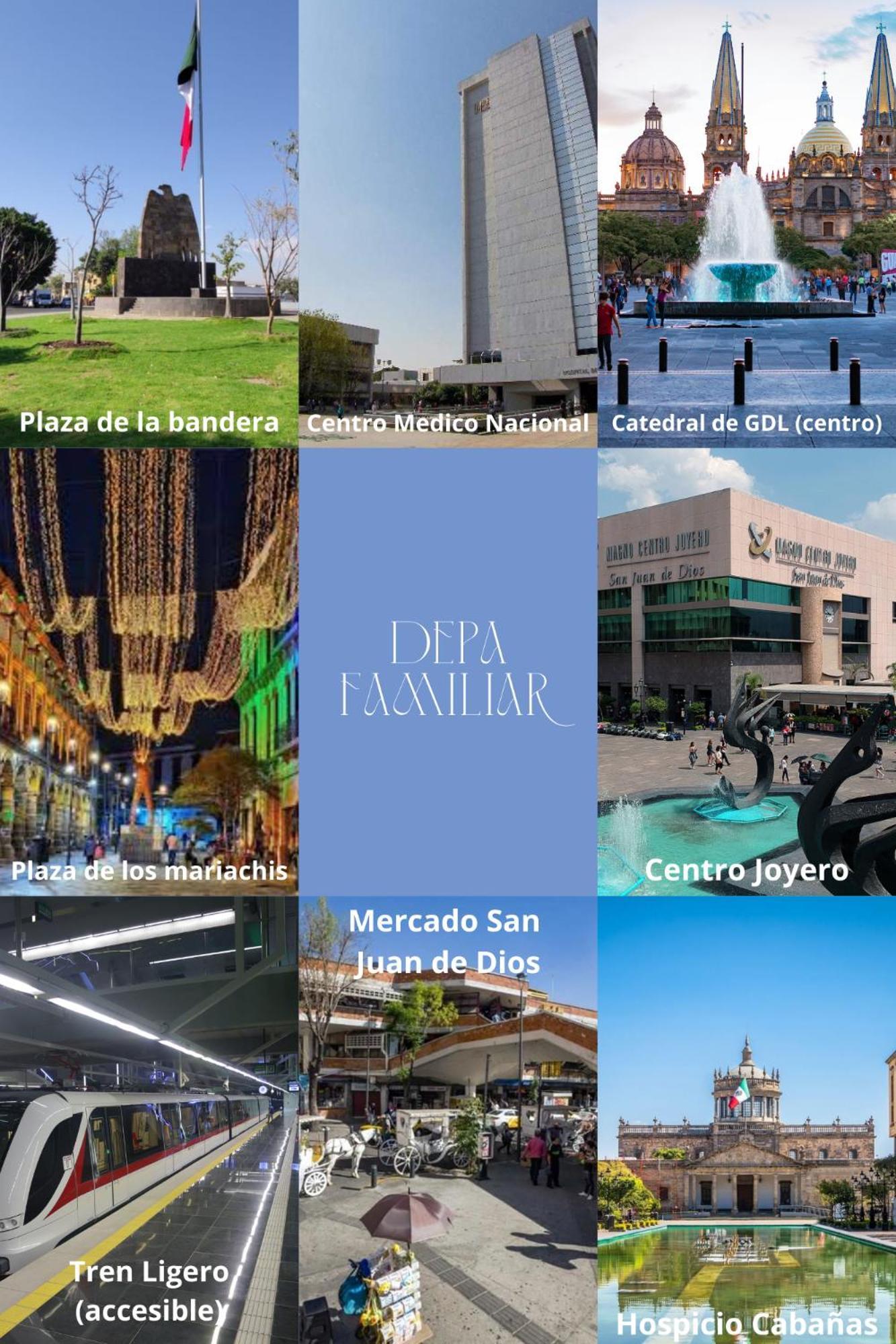 Апартаменти Depa Familiar Centrico Gdl Con Estacionamiento Гвадалахара Екстер'єр фото